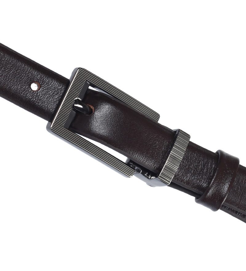 Thắt lưng nữ  da bò 2P màu nâu HQ5117