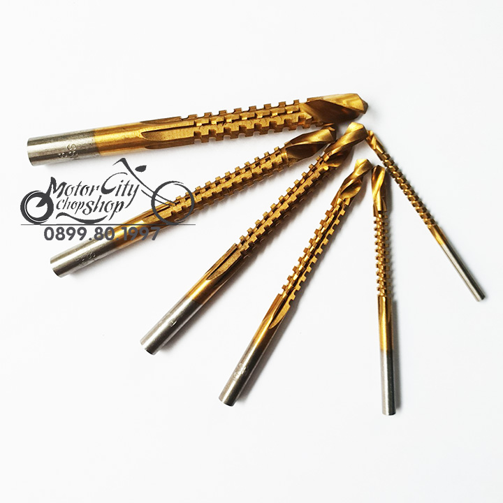 Mũi khoan răng cưa đa năng phủ titanium 3-8mm