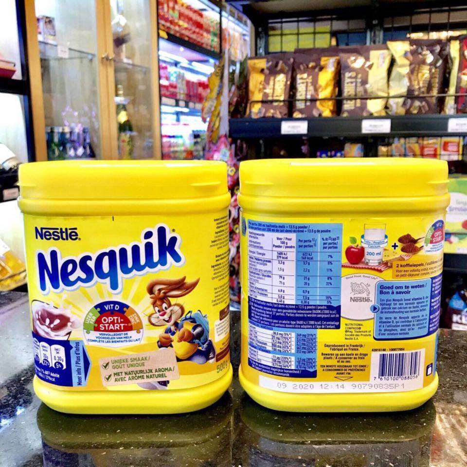 Bột cacao nesquik Pháp 500 gram