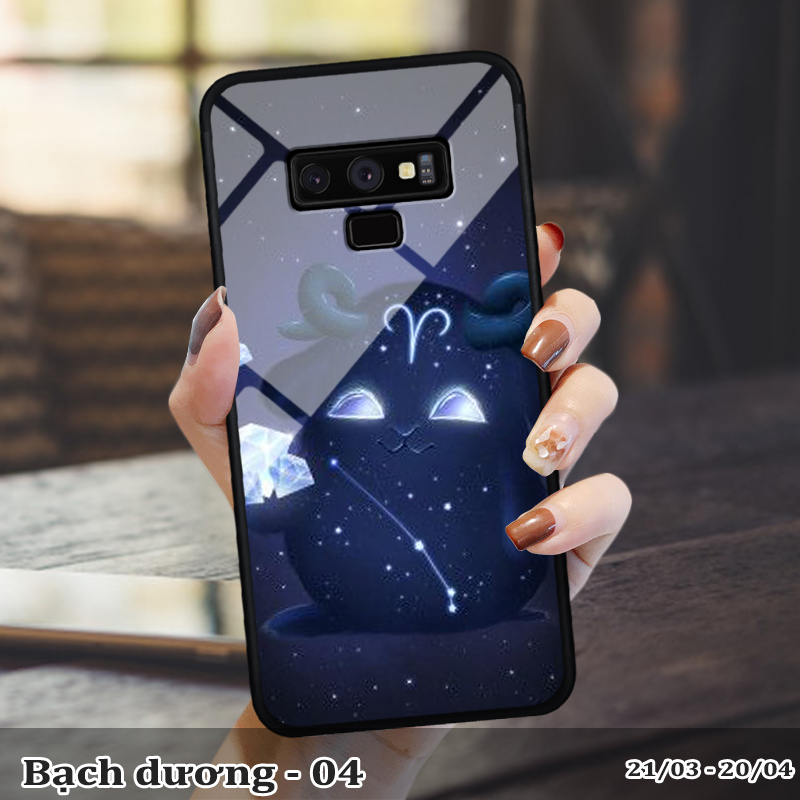 Ốp kính SAMSUNG NOTE 9 in cung hoàng đạo