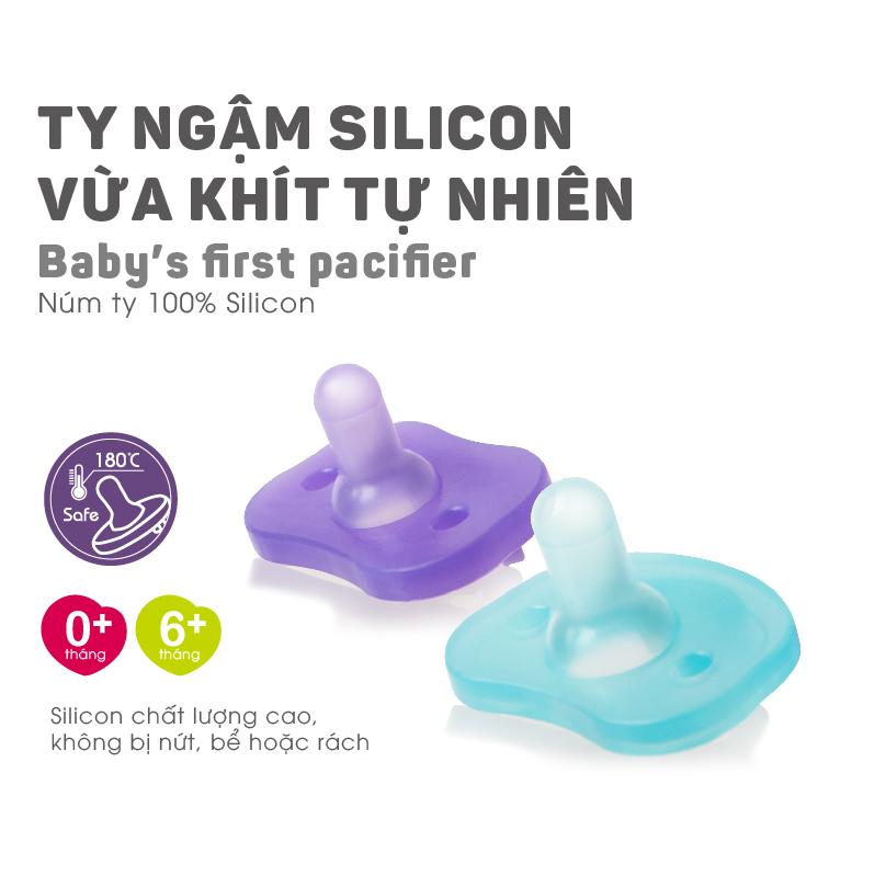 Ty Ngậm Silicon cho bé từ 0th FARLIN BA-10021