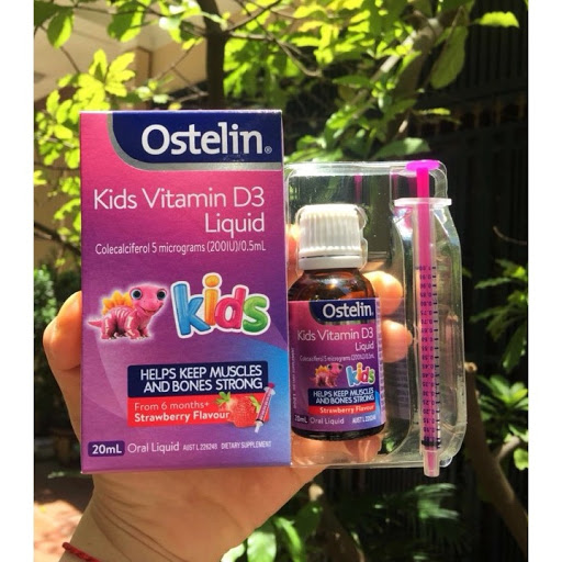 [HCM]Vitamin D3 Ostelin liquid cho bé