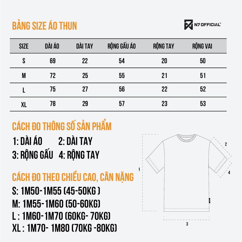 Áo Thun N7 Newseven Minimalism Tee Signature