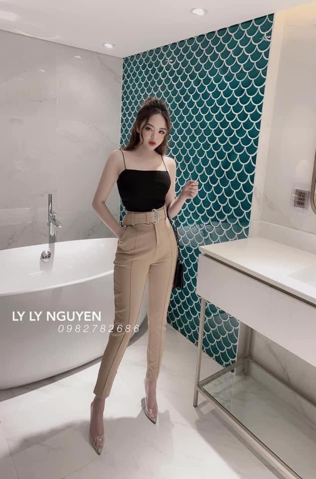 Áo 2 dây sợi bún cotton siêu xinh