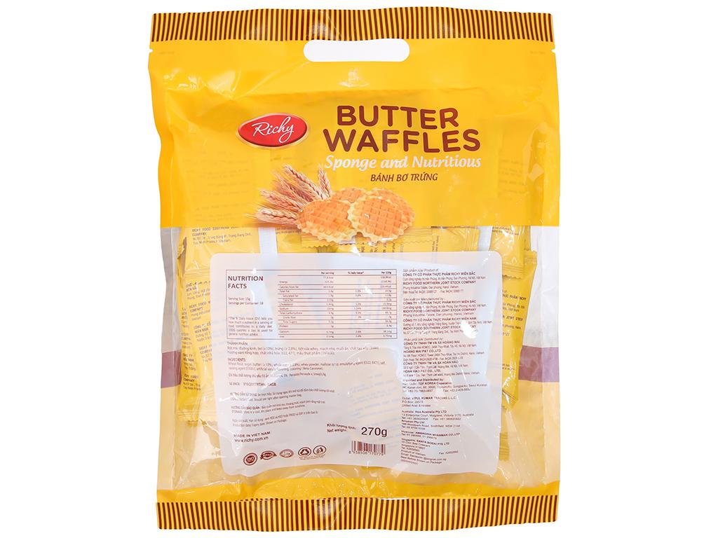 Bánh bơ trứng Richy túi 270g