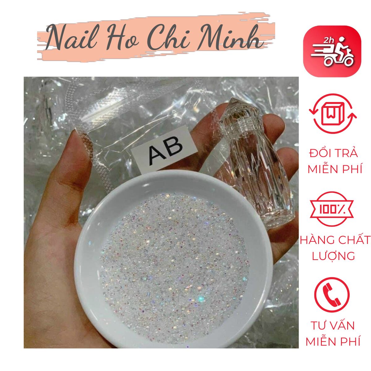 [HCM]Đá rắc siêu sáng