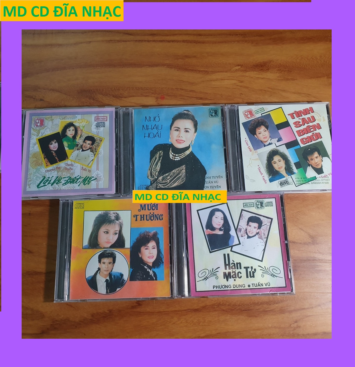 [MDCD] BỘ 4 ĐĨA CD TỰ CHỌN