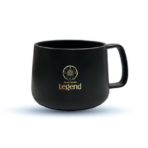 [COMBO 2 Ly] Trung Nguyên Legend - Ly Gốm Sứ Legend VIP Đen - 350ml