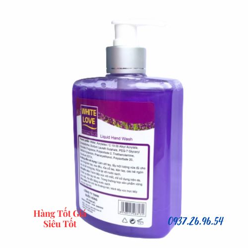 (Q8) Nước rửa tay cao cấp White Love 550ml
