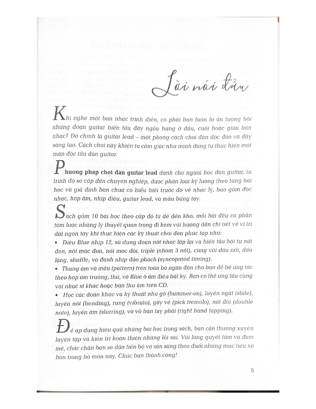 Sách - Phương Pháp Chơi Đàn Guitar Lead-Vanlangbooks