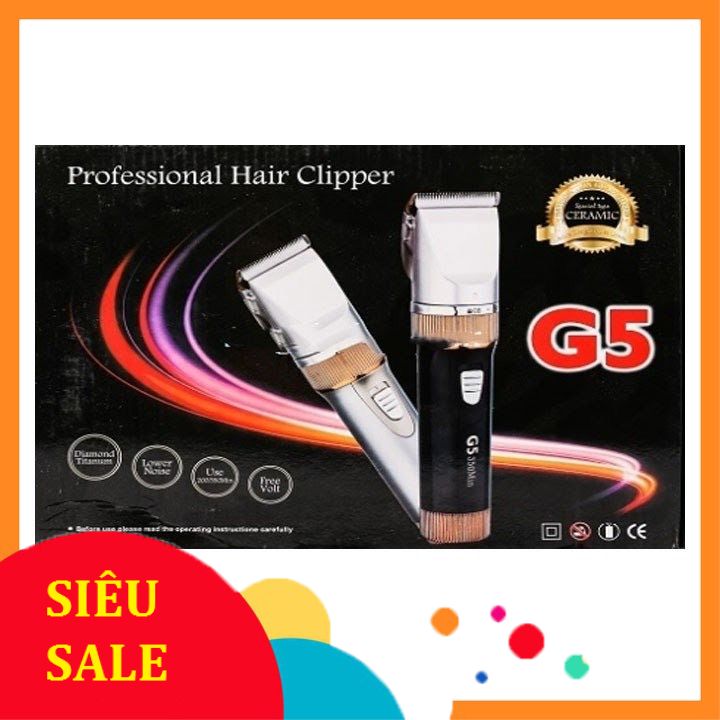 Tông Đơ Cắt Tóc Nhật Bản KATO G5 Máy Êm Lưỡi Cực Bén