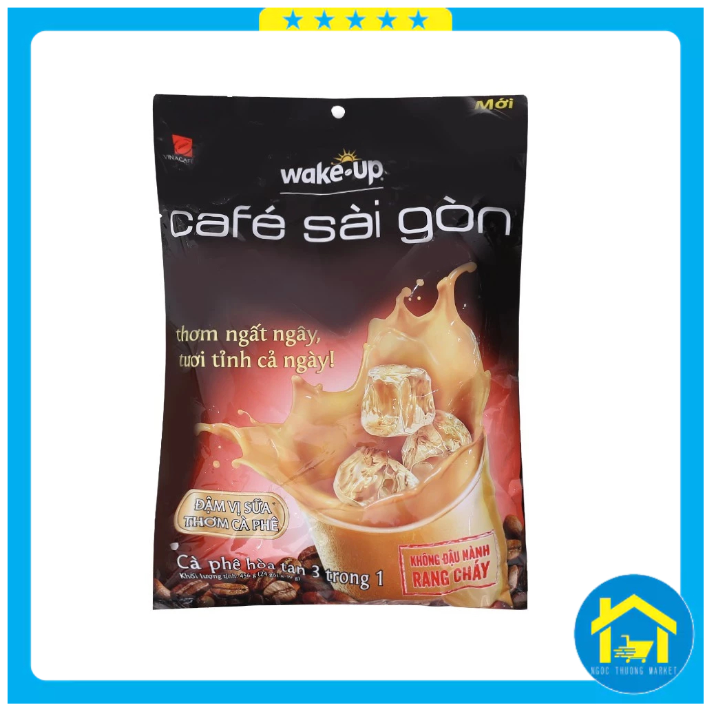 Cà phê sữa wake up sài gòn