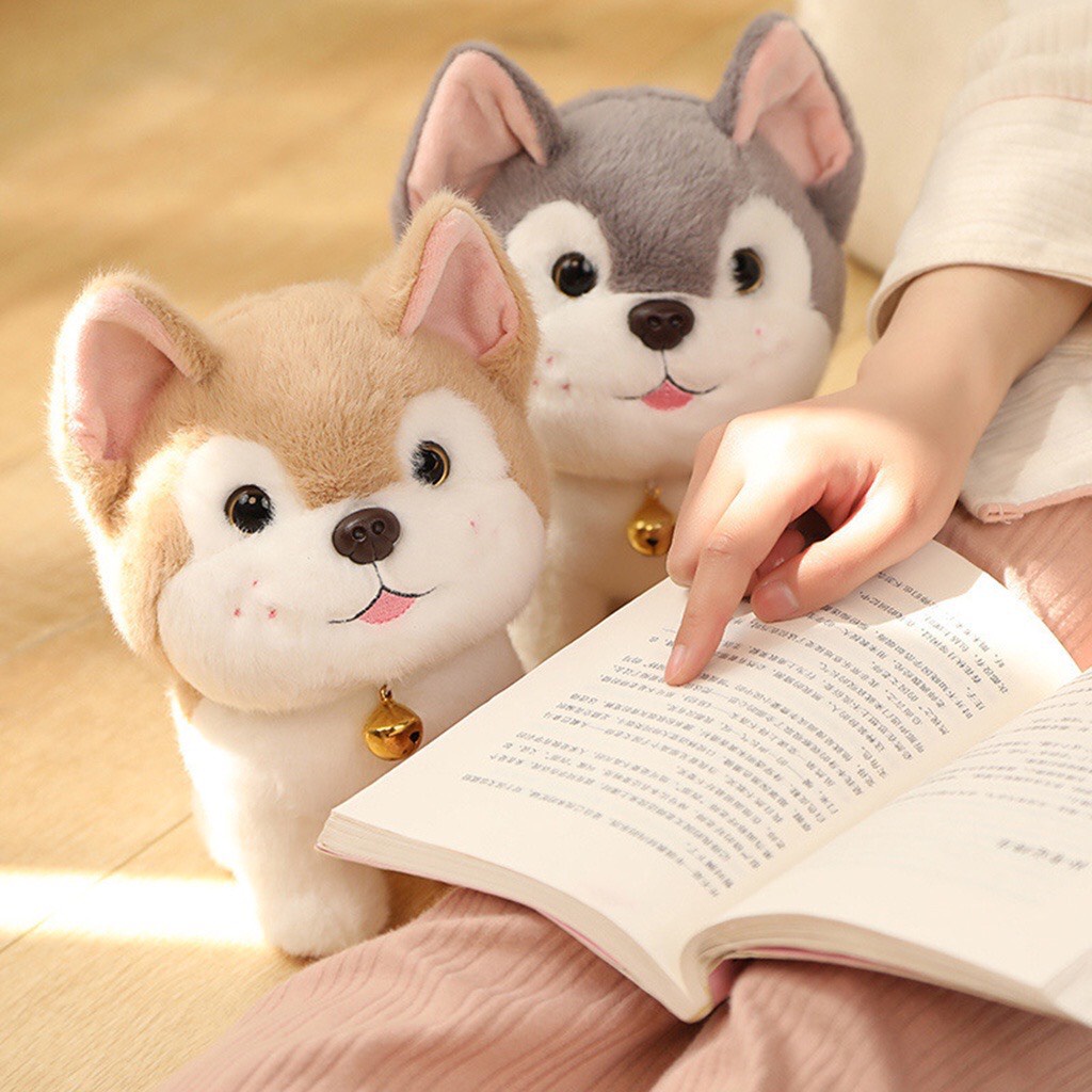 Thú nhồi bông hình chú chó Husky