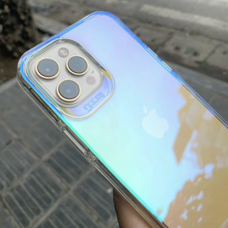 Ốp Lưng Kính Viền Mềm Đổi Màu Sắc Iphone 12/ 12 Pro/ 12 Pro Max/ 11/ 11 Pro Max - Hàng Hãng GEAR4