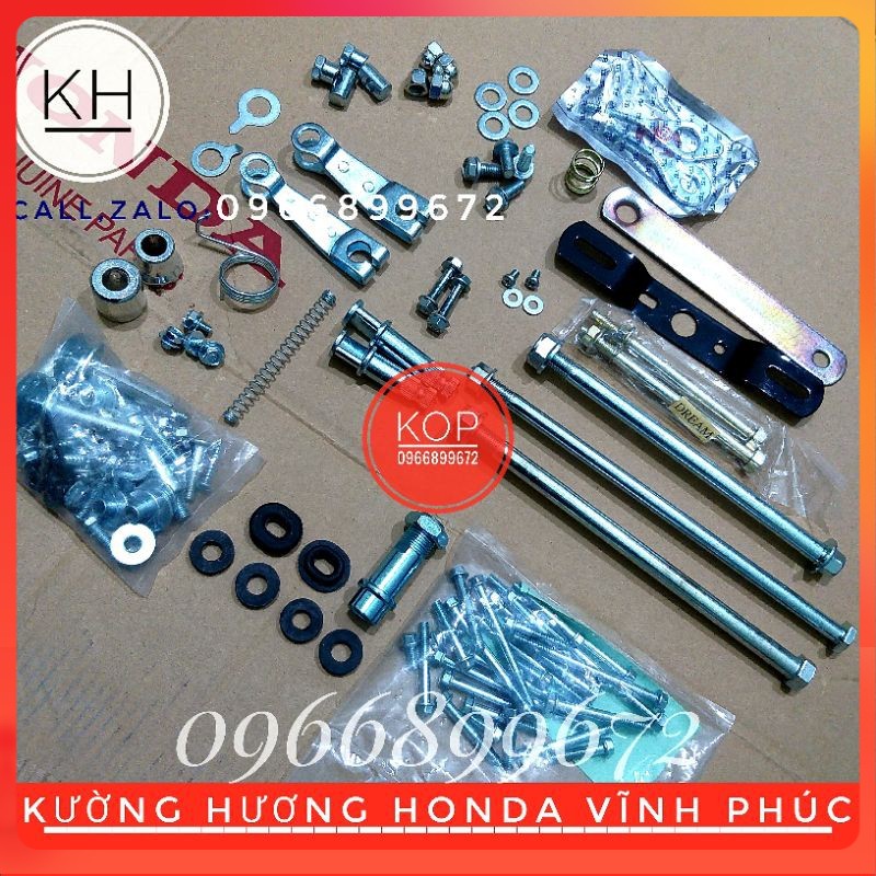 Bộ ốc gắn xe dream thái ....