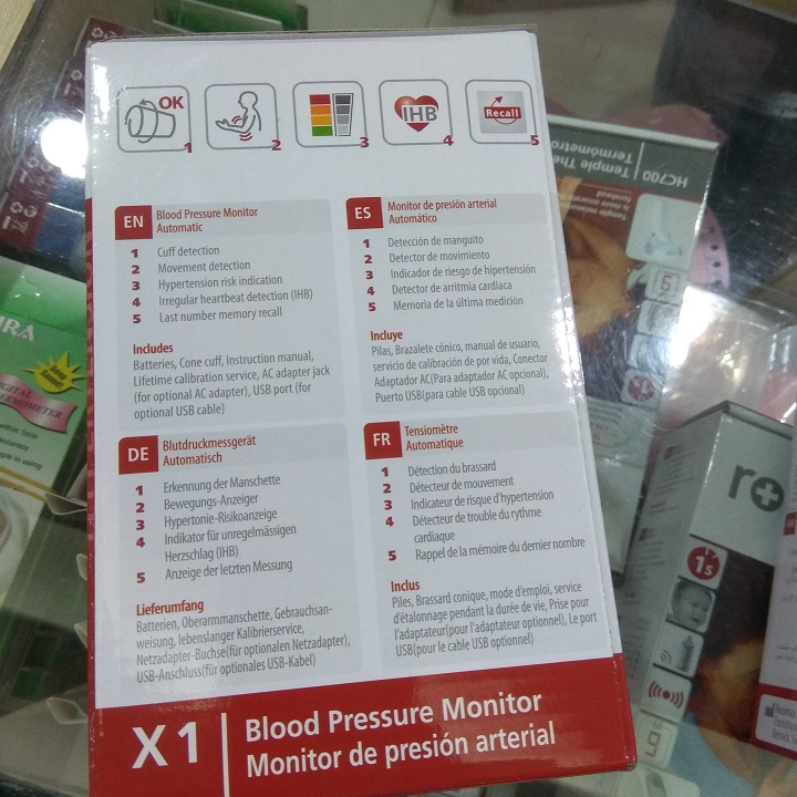 Máy đo huyết áp ROSSMAX X1- Sản phẩm của Mỹ