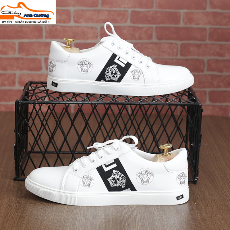 Giày sneaker nam - Giày thể thao nam trắng giá rẻ giá rẻ