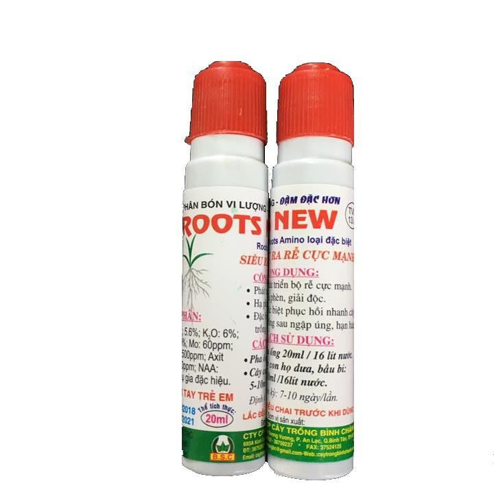 Vỉ 10 lọ Roots New 20ml - Siêu ra rễ cực mạnh