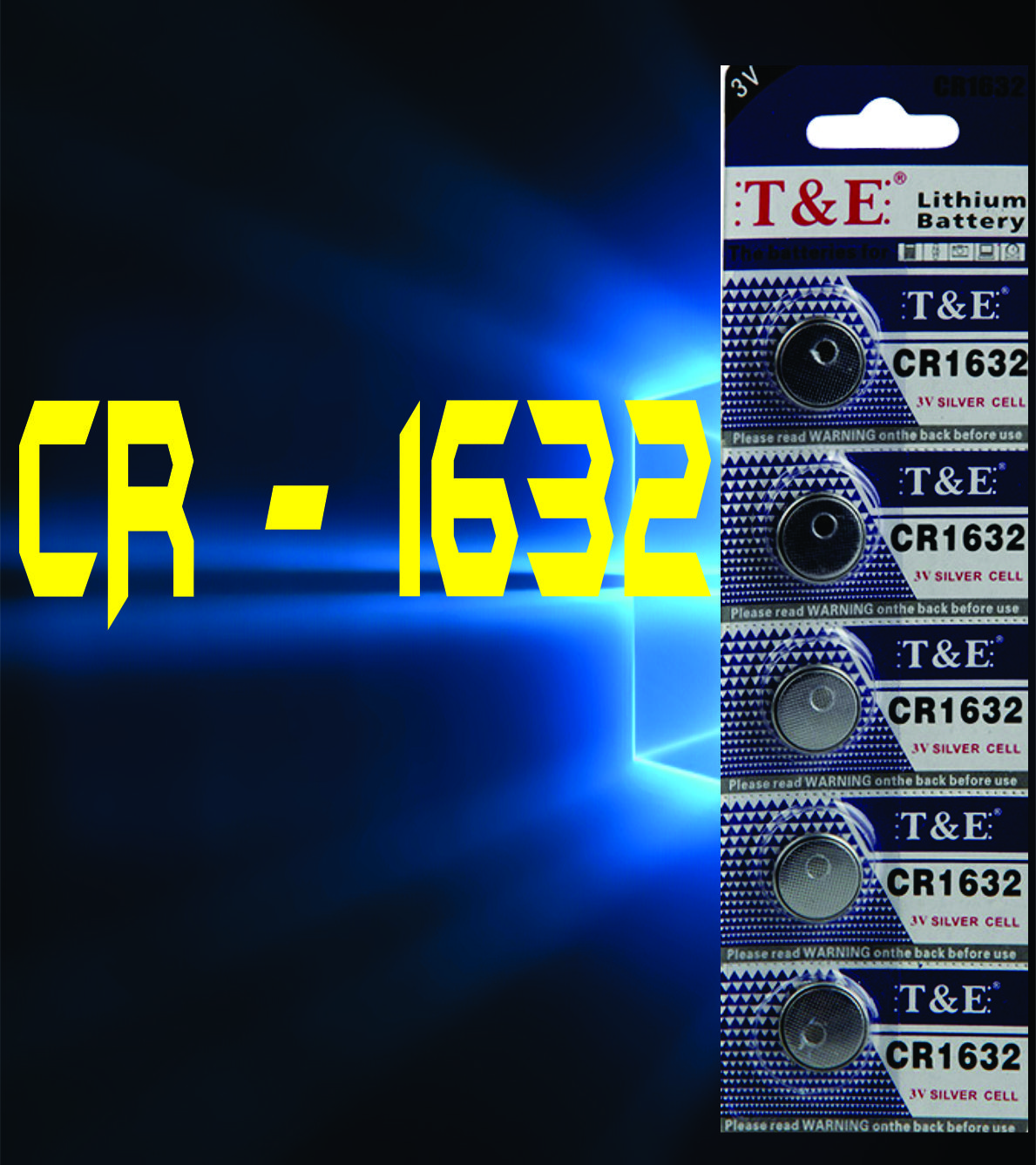 5 Viên Pin Cúc Áo - CR-1632