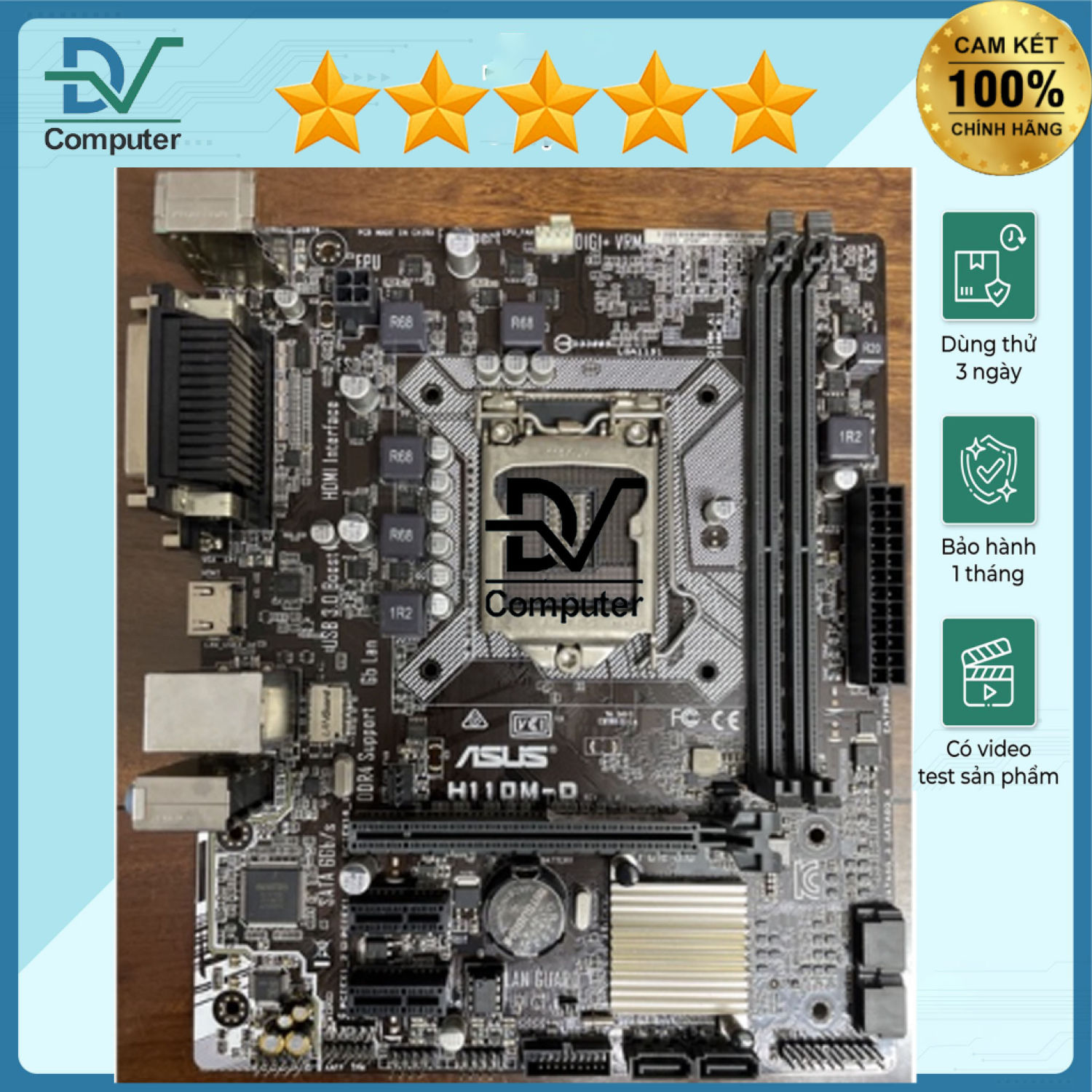 H110 Asus M-D/E/C/k (BH 1 tháng)