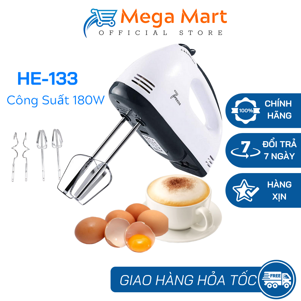 Máy đánh trứng cầm tay mini, máy nhào bột mì mini .máy đánh trứng cầm tay 7 cấp độ, máy nhào bột, máy đánh kem cầm tay đa năng tiện lợi