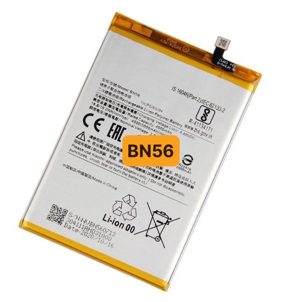 Pin Redmi note 9 pro / note 10 pro / 9A / 9C / Poco M2 pro / BN53 BN56 dung lượng chuẩn
