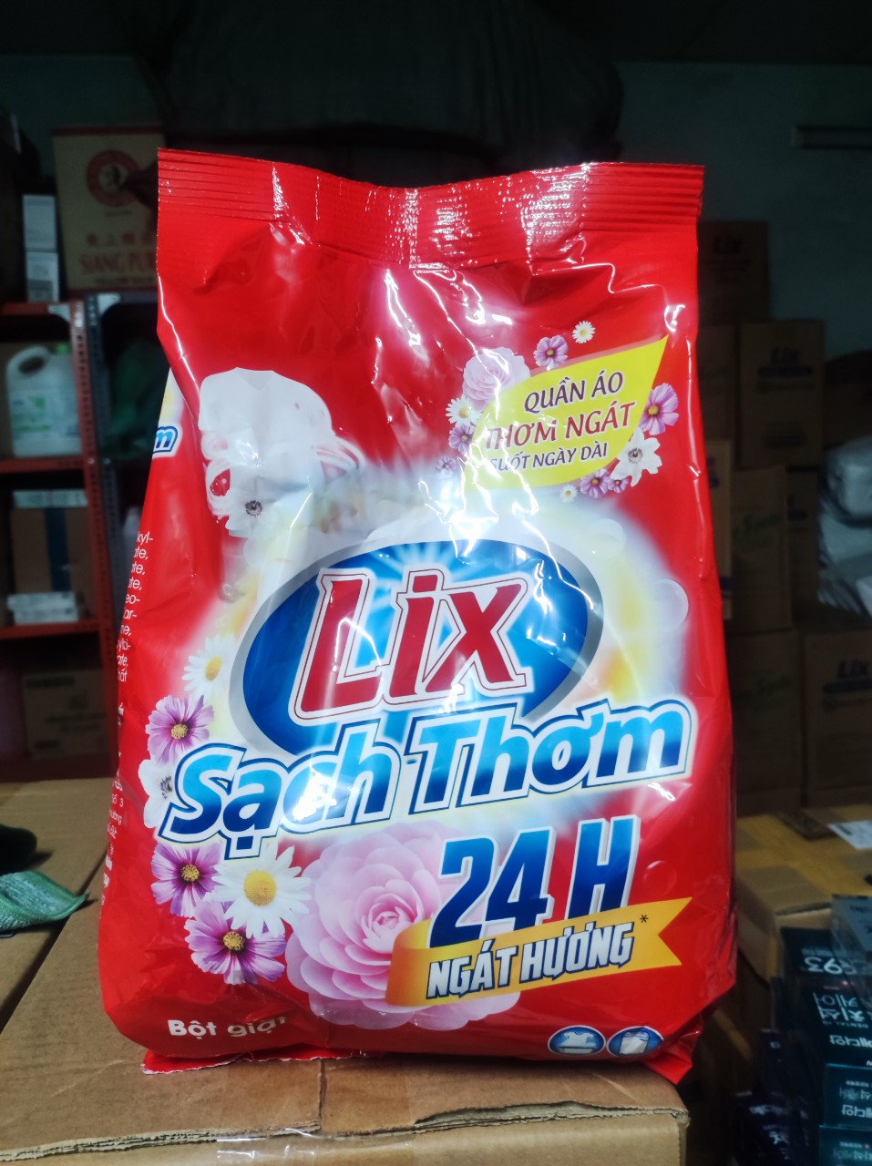 Bột giặt Lix hương hoa 2kg