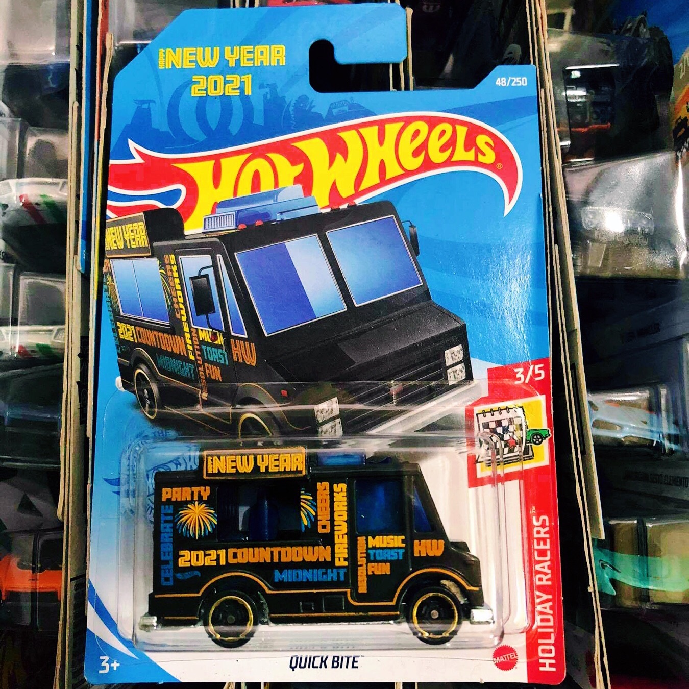 Xe Mô Hình Hot Wheels tỉ lệ 1:64 "Quick Bite" (New Years Countdown) (Case B- Model 2021)