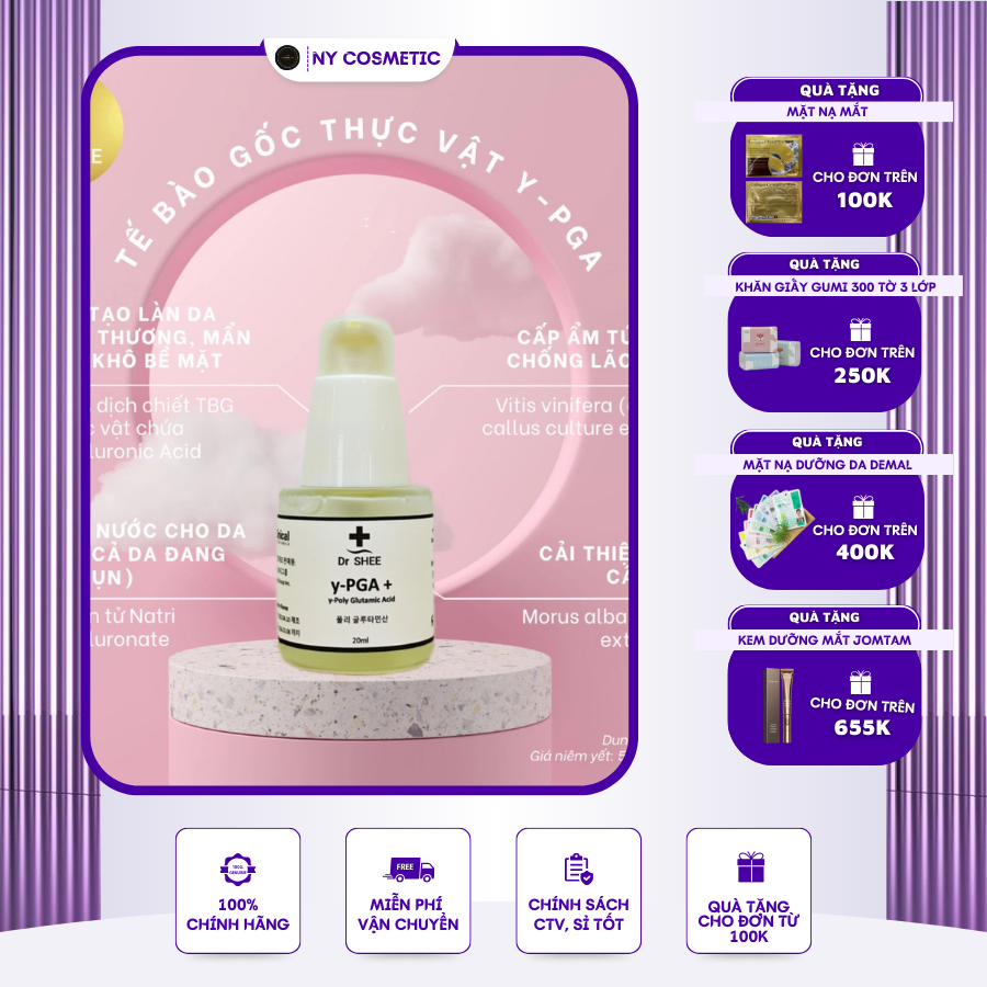 Tế bào gốc cấp nước YPGA Dr.Shee 20ml
