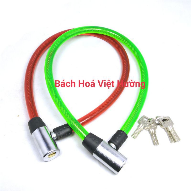 Khoá dây cáp chống cắt, chống trộm nhà cửa, xe đạp, xe máy