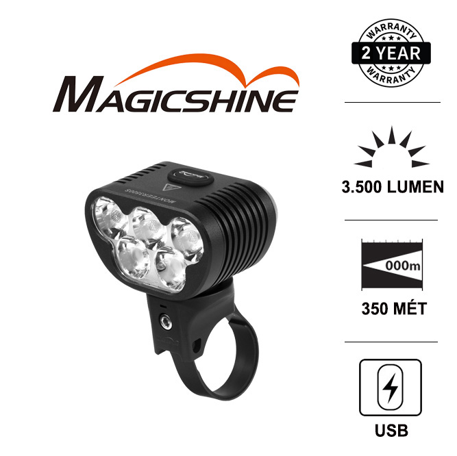 BH 02 năm] Đèn pin xe đạp MAGICSHINE EVO 1700 sáng 1700 lumens pin