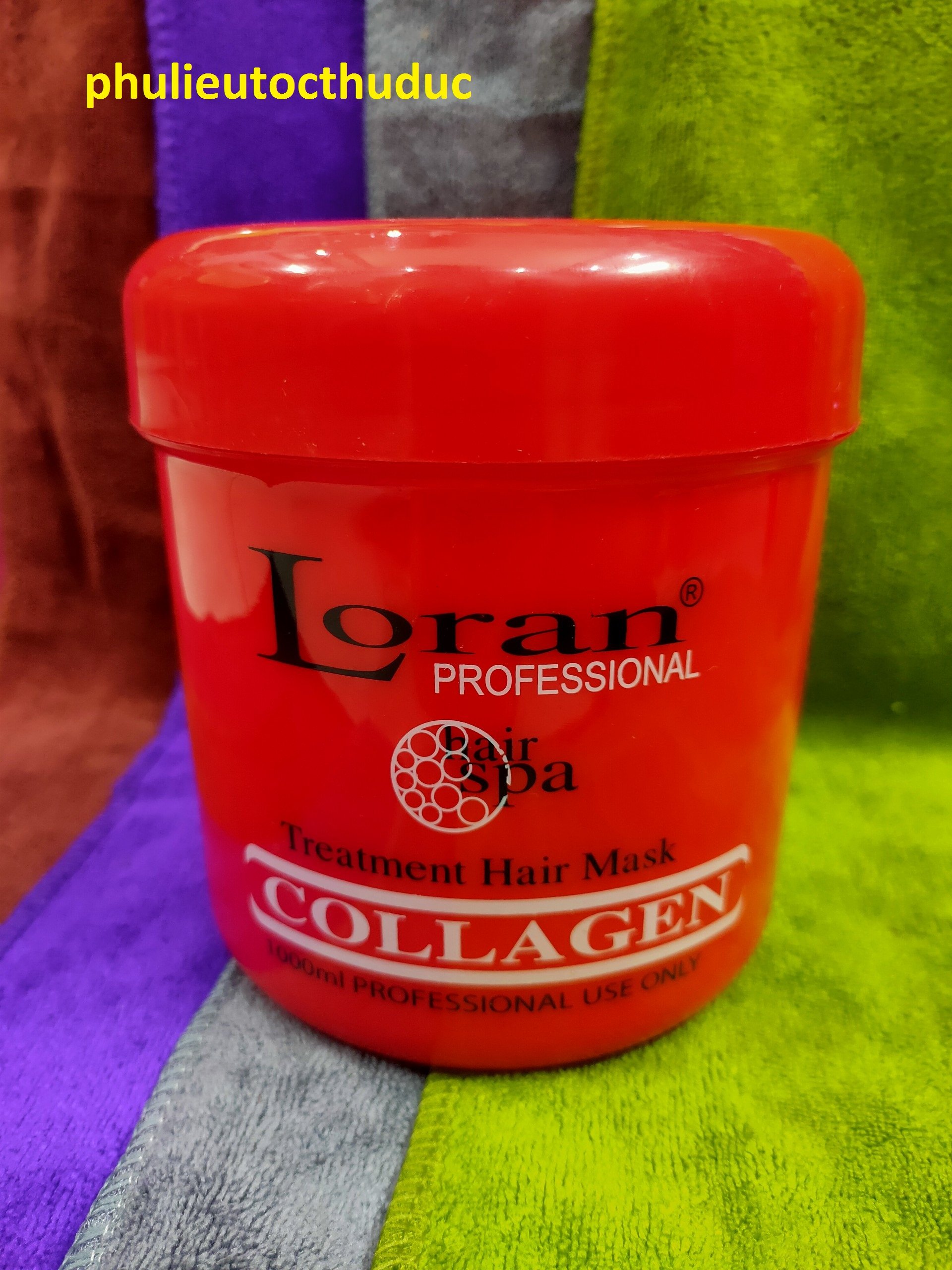Hấp dầu Loran collagen 1000ML dùng để dưỡng tóc