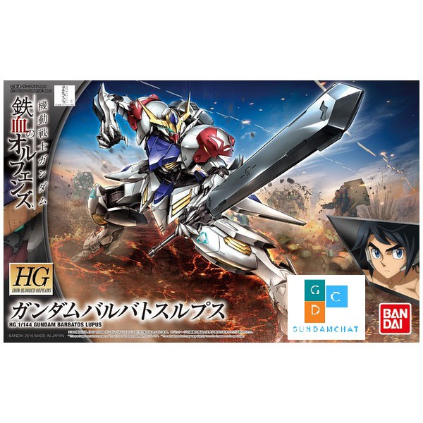 Mô hình lắp ráp bandai hg ibo gundam barbatos lupus - gdc