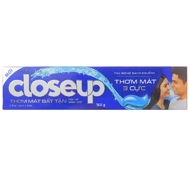 [HCM]Kem đánh răng Closeup Thơm Mát Bất Tận 230g