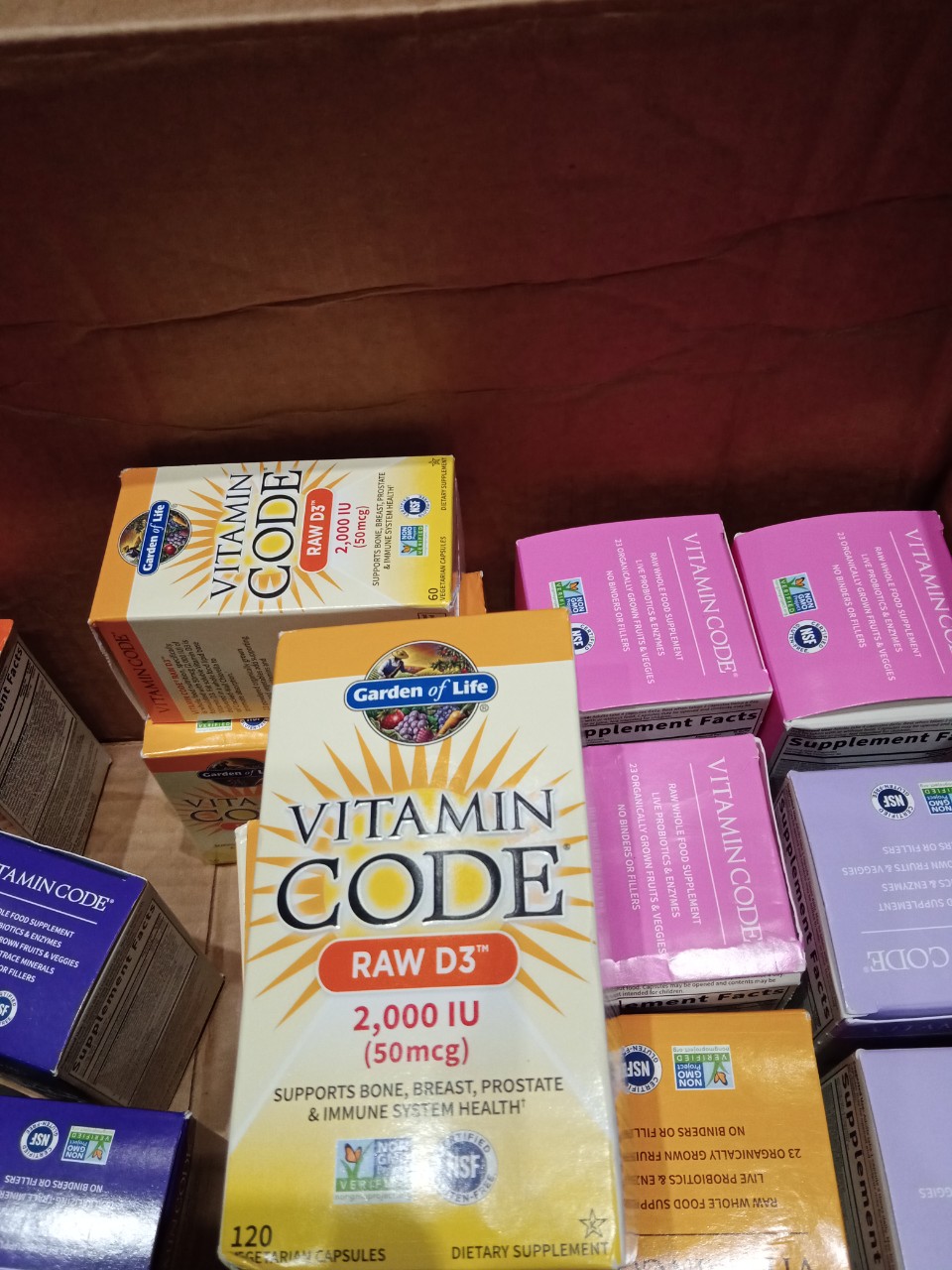 [HCM]VITAMIN D3 TƯƠI VITAMIN CODE GARDEN OF LIFE