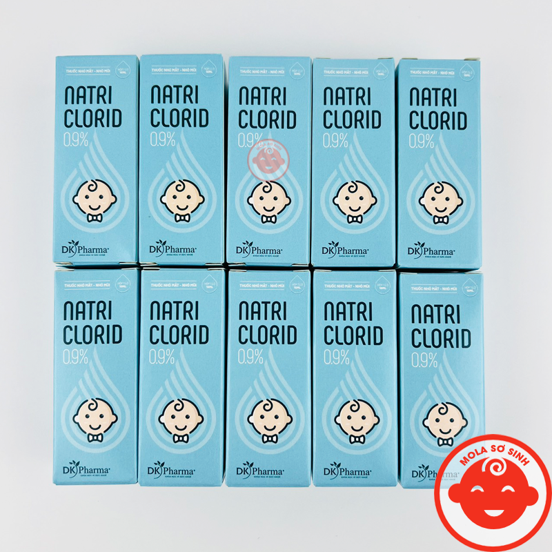 Nước muối sinh lý natriclorid 0,9% cho bé