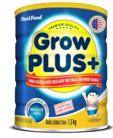 Sữa Bột Nutifood Grow Plus+ Xanh (1,5kg)