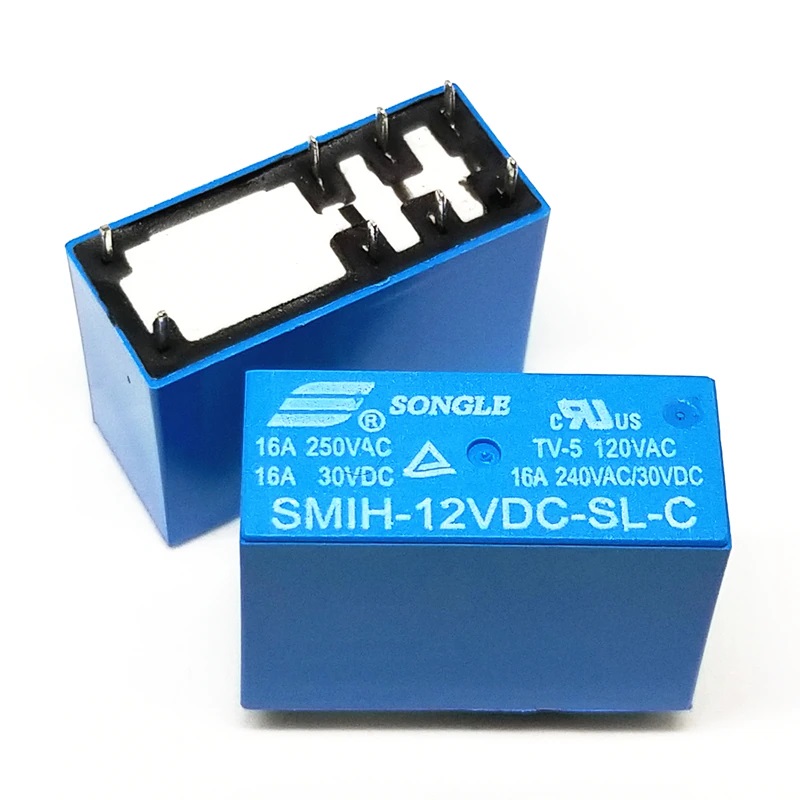 Relay 12V 16A SONGLE 8 chân SMIH-12VDC-SL-C