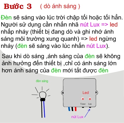 Công tắc cảm biến ánh sáng TPE ST01