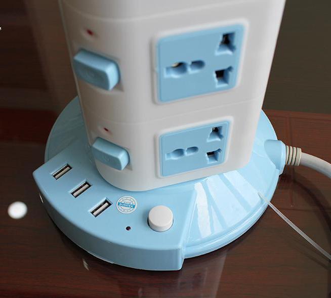 [HCM]Ổ Điện Đa Năng 2 Tầng 8 ổ cắm 3 Cổng USB