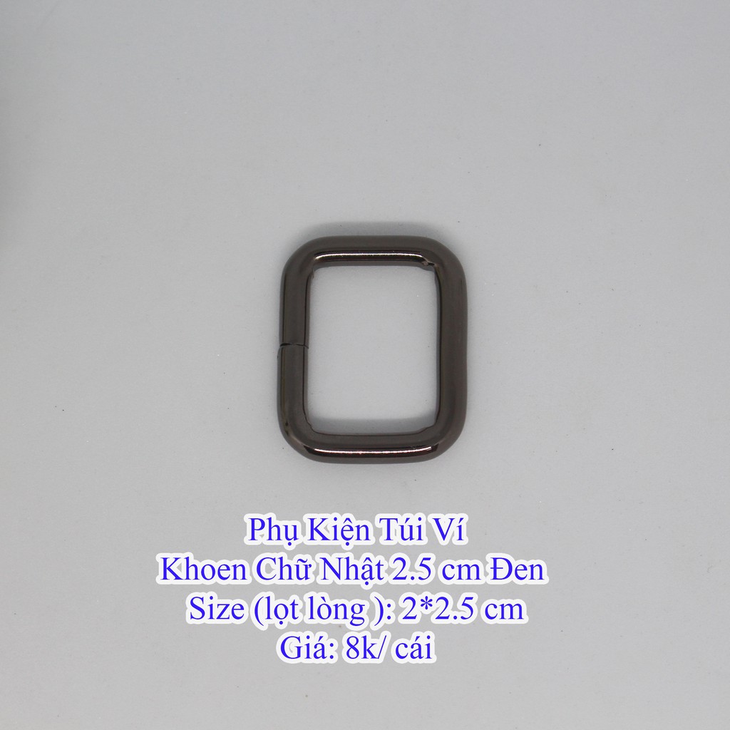 2.5cm Rectangular Rings (15K/1 Piece)