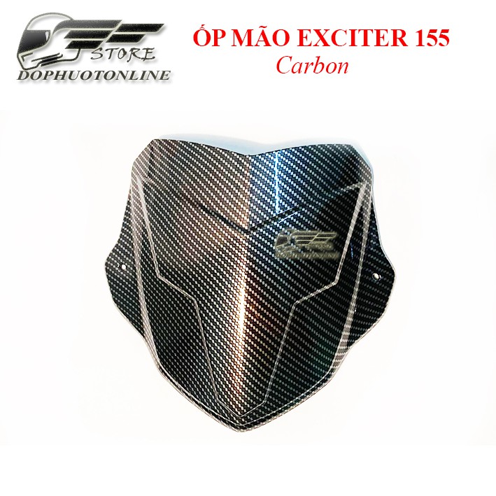 Ốp mão exciter 155 vva đen và carbon