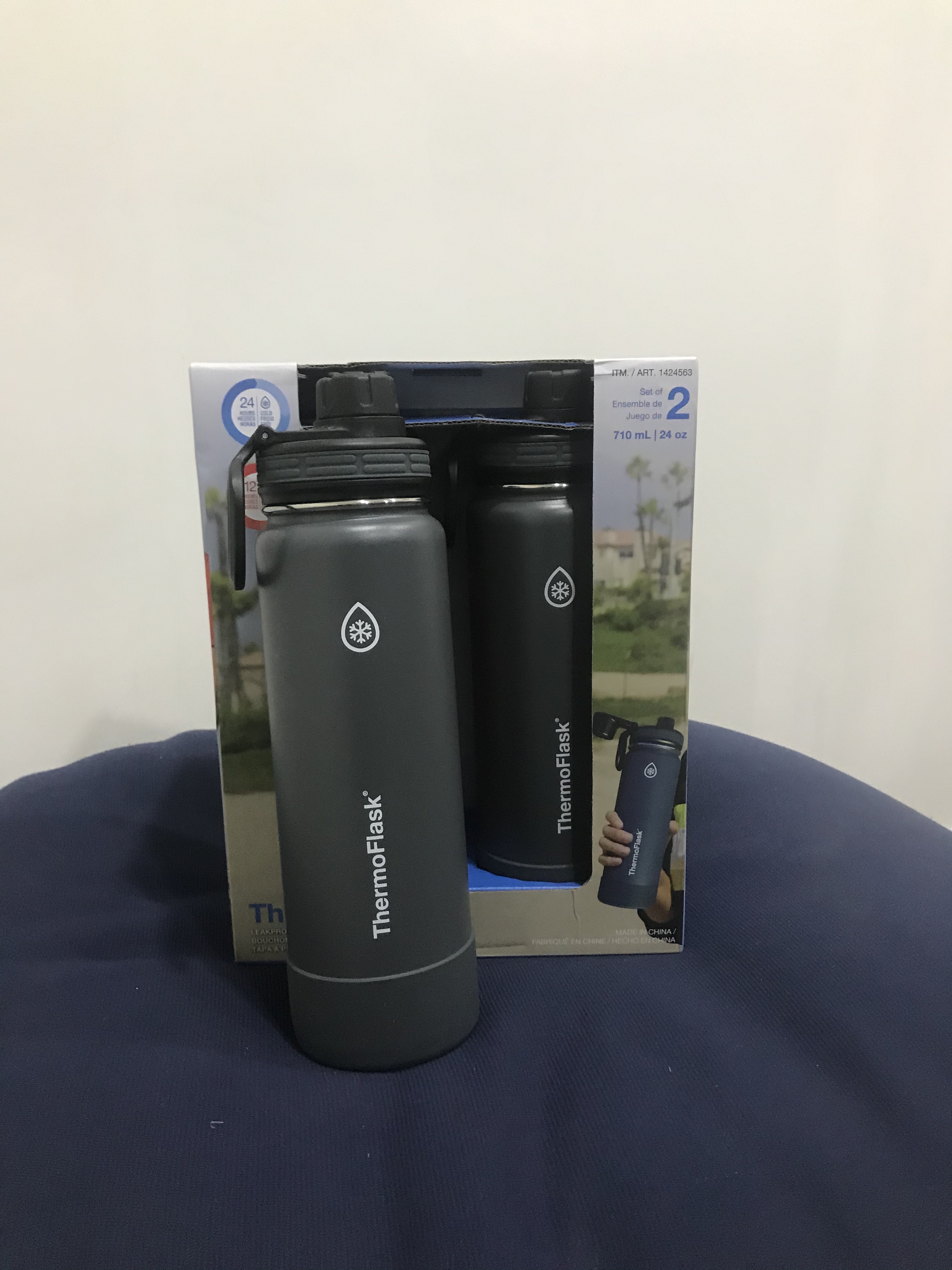 Bình Giữ Nhiệt ThermoFlask 710ml ( Xanh - Đen - Đỏ - Xám )
