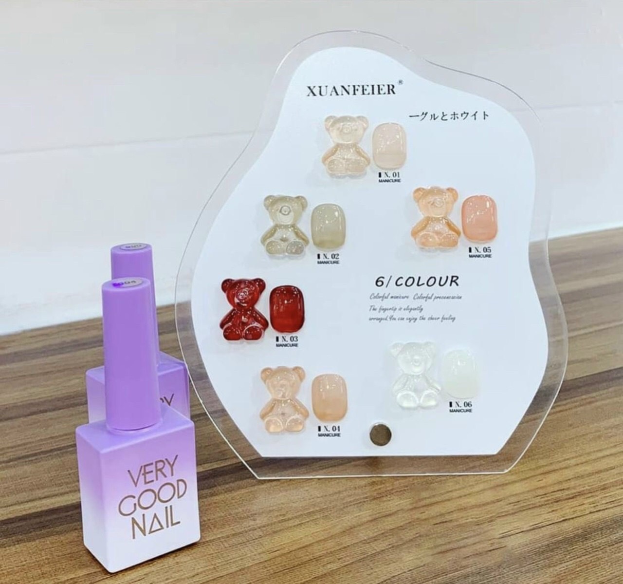 Set Sơn Thạch Very Good Nail 6 Màu [ Tặng Bảng Màu ]