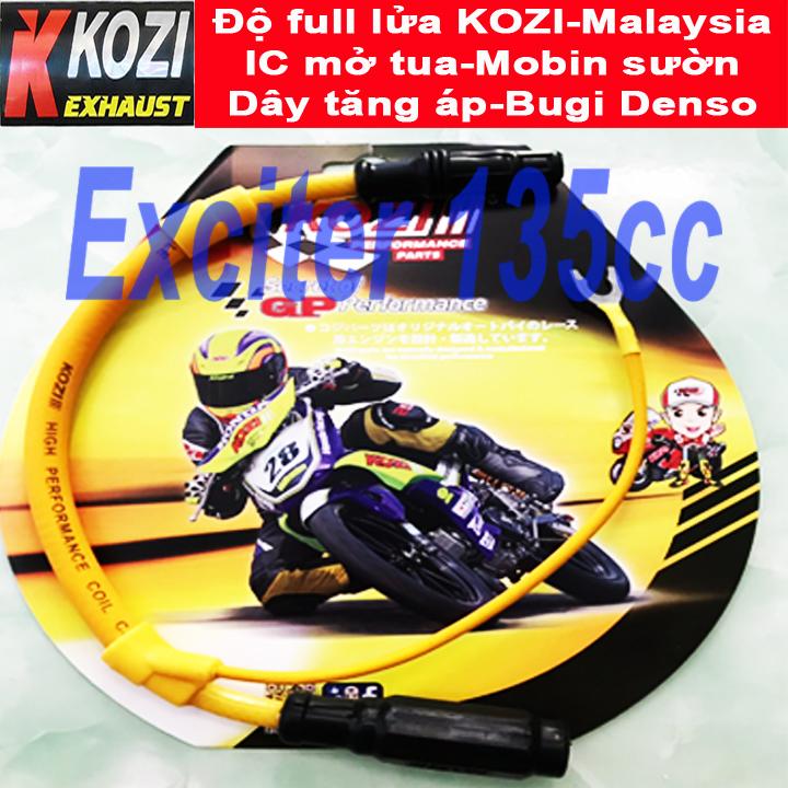 Độ full bộ tứ cho dàn lửa xe Exciter 135cc - KOZI Malaysia