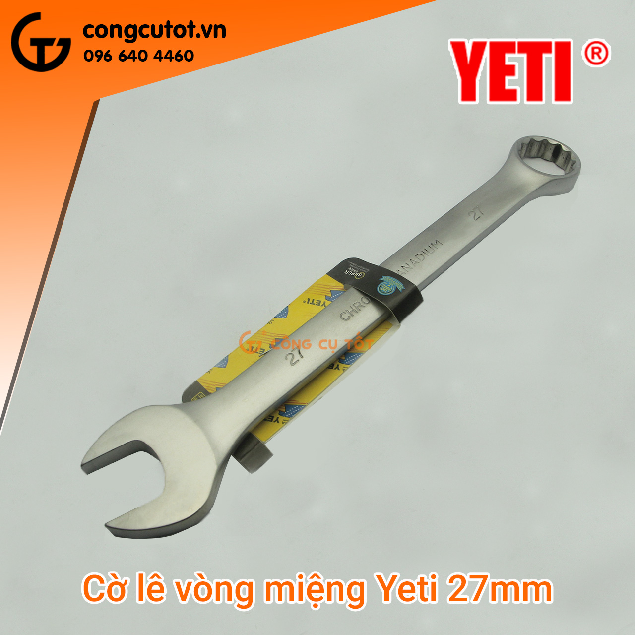 Cờ lê vòng miệng YETI size tùy chọn 6-50mm
