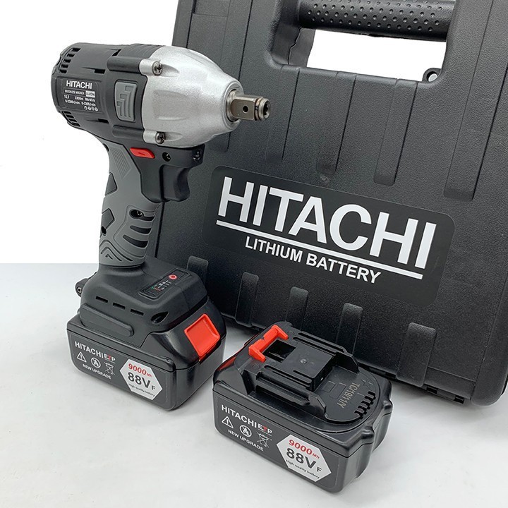 Máy siết bulong dùng pin không chổi than Hitachi 88V - Chức năng: Siết mở bulong, khoan, bắt vít, bắn tôn...