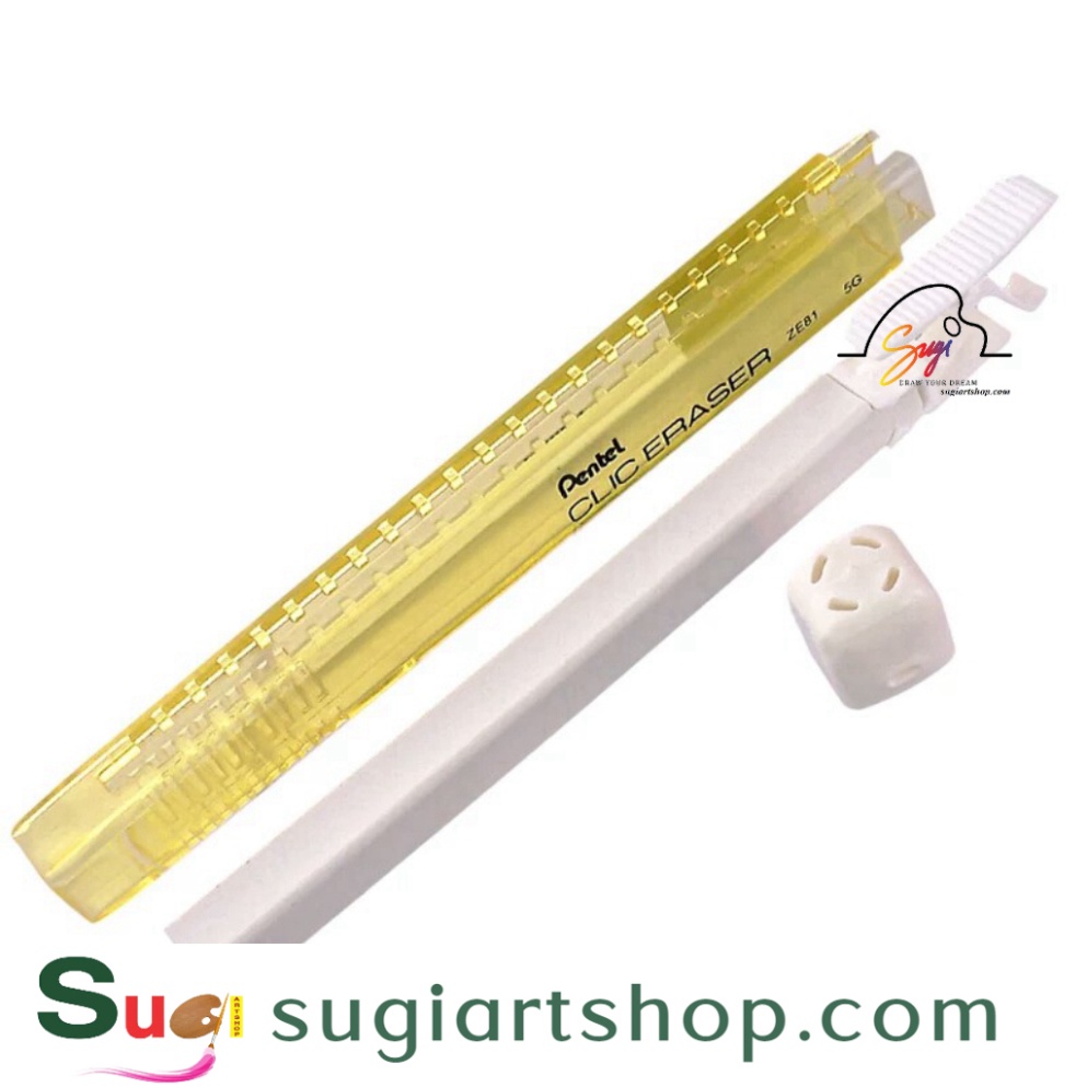Bút gôm Pentel, Ruột gôm tẩy PENTEL đầu vuông [ Sugi Art Shop ]