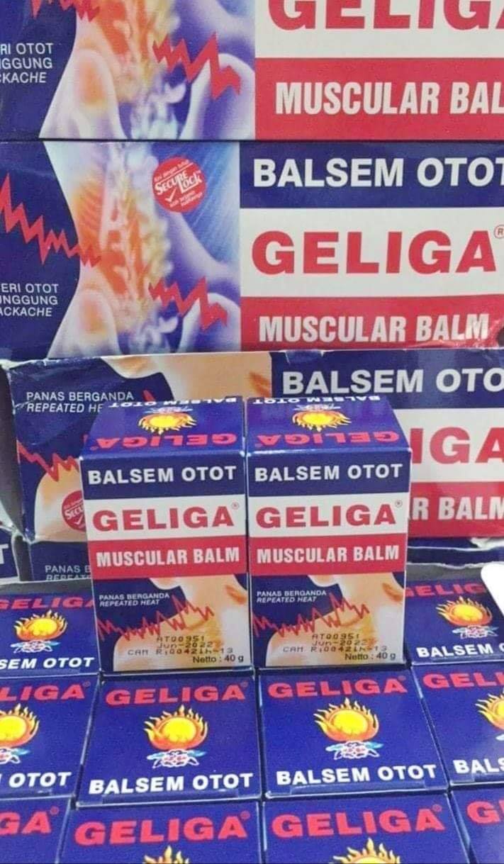 [HÀNG CHÍNH HÃNG] 2 CHAI DẦU CÙ LÀ LỬA - GELIGA MUSCULAR BALM