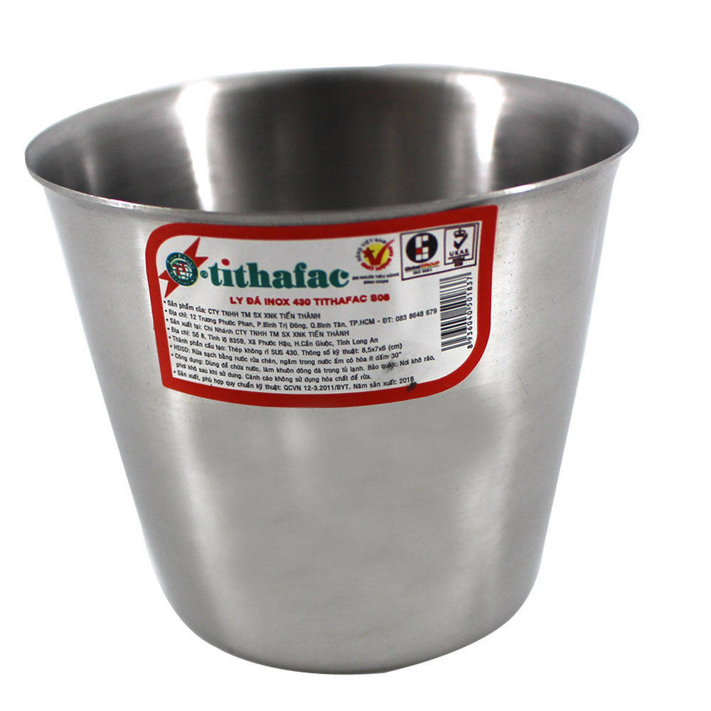 Combo 5 Ly Đá Inox 403 nhiều kích thước Tithafac